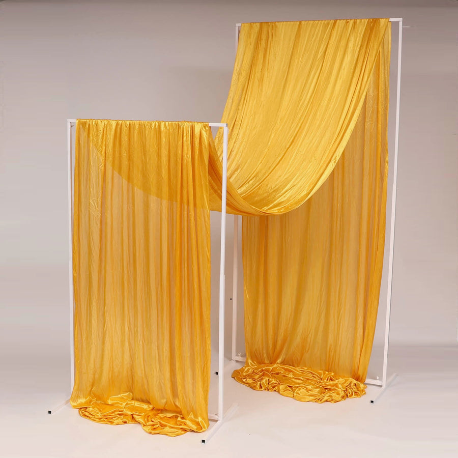 Ceiling Drape Ice Silk Satin - Gold (10m)