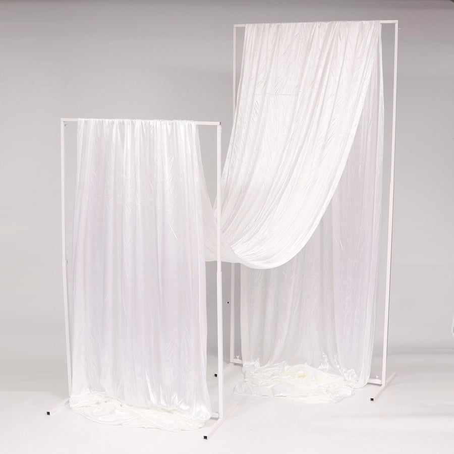 Ceiling Drape Ice Silk Satin - White (10m)