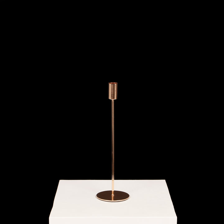 Taper Candle Holders - Gold 8cm x 28cm