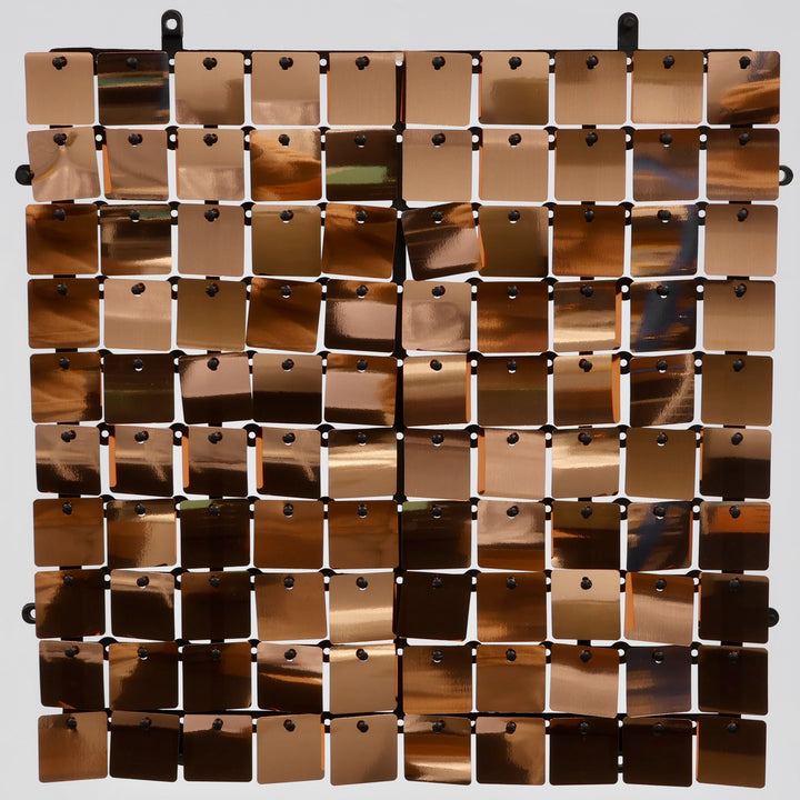 CLEARANCE Sequin Shimmer Wall Backdrop Panels - Copper