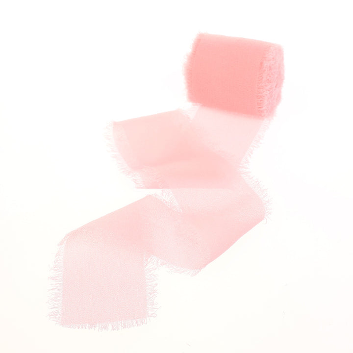 Chiffon Ribbon - Coral Pink (4cmx4.5m)