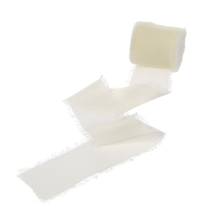 Chiffon Ribbon - Ivory (4cmx4.5m)