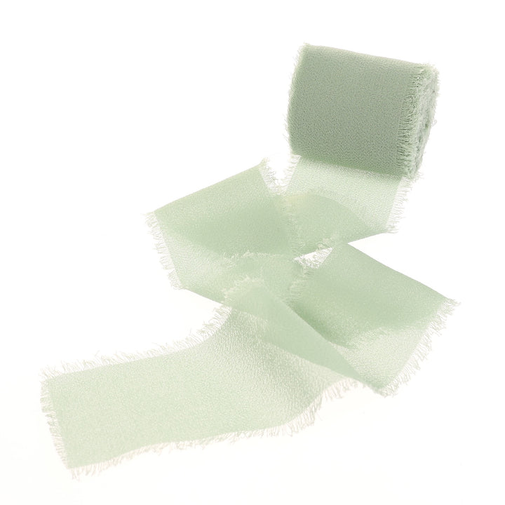 Chiffon Ribbon - Sage (4cmx4.5m)