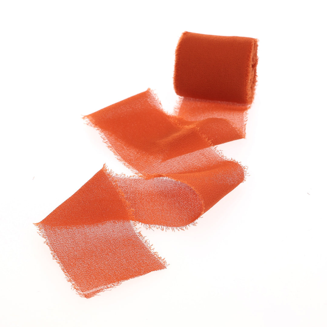 Chiffon Ribbon - Terracotta (4cmx4.5m)