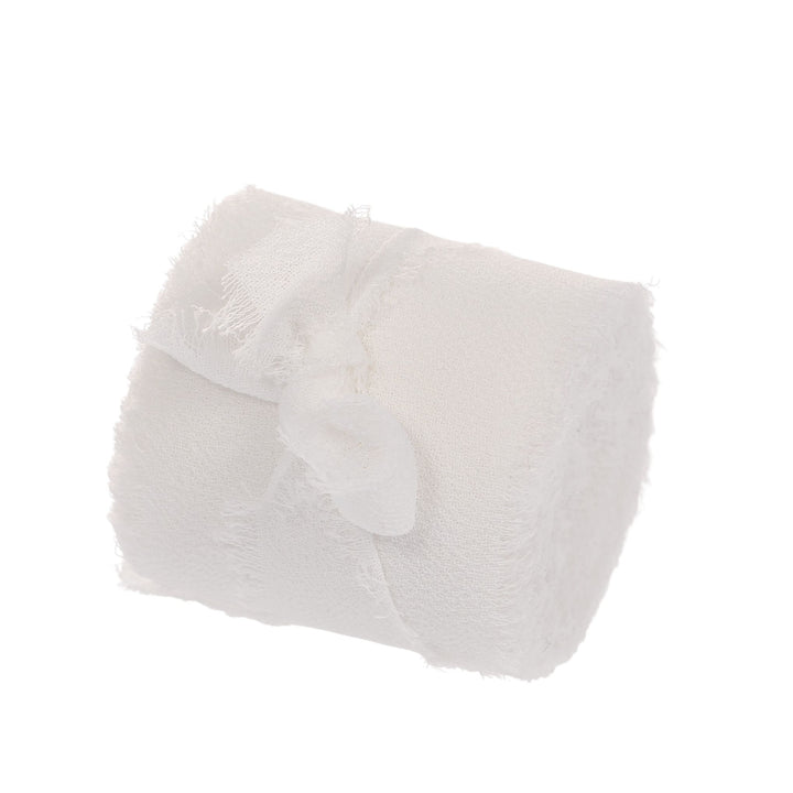 Chiffon Ribbon - White (4cmx4.5m)