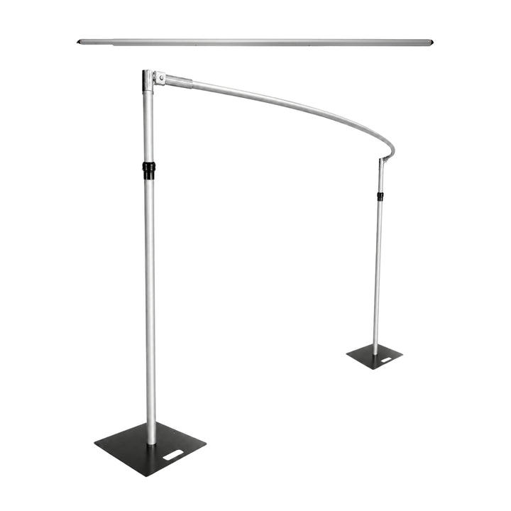 Curved Crossbar & Backdrop Stand Package - Pipe and Drape (3x3m)