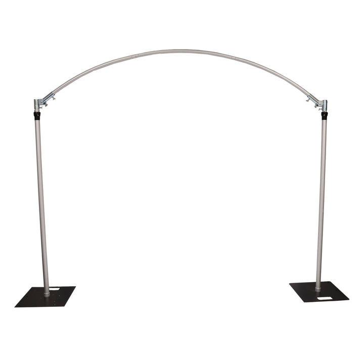 Curved Crossbar for Backdrop Stand - Pipe and Drape (3m wide) arch view