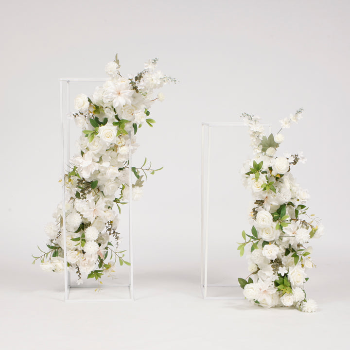 2pc Wedding Arch Flower Garland Set - White