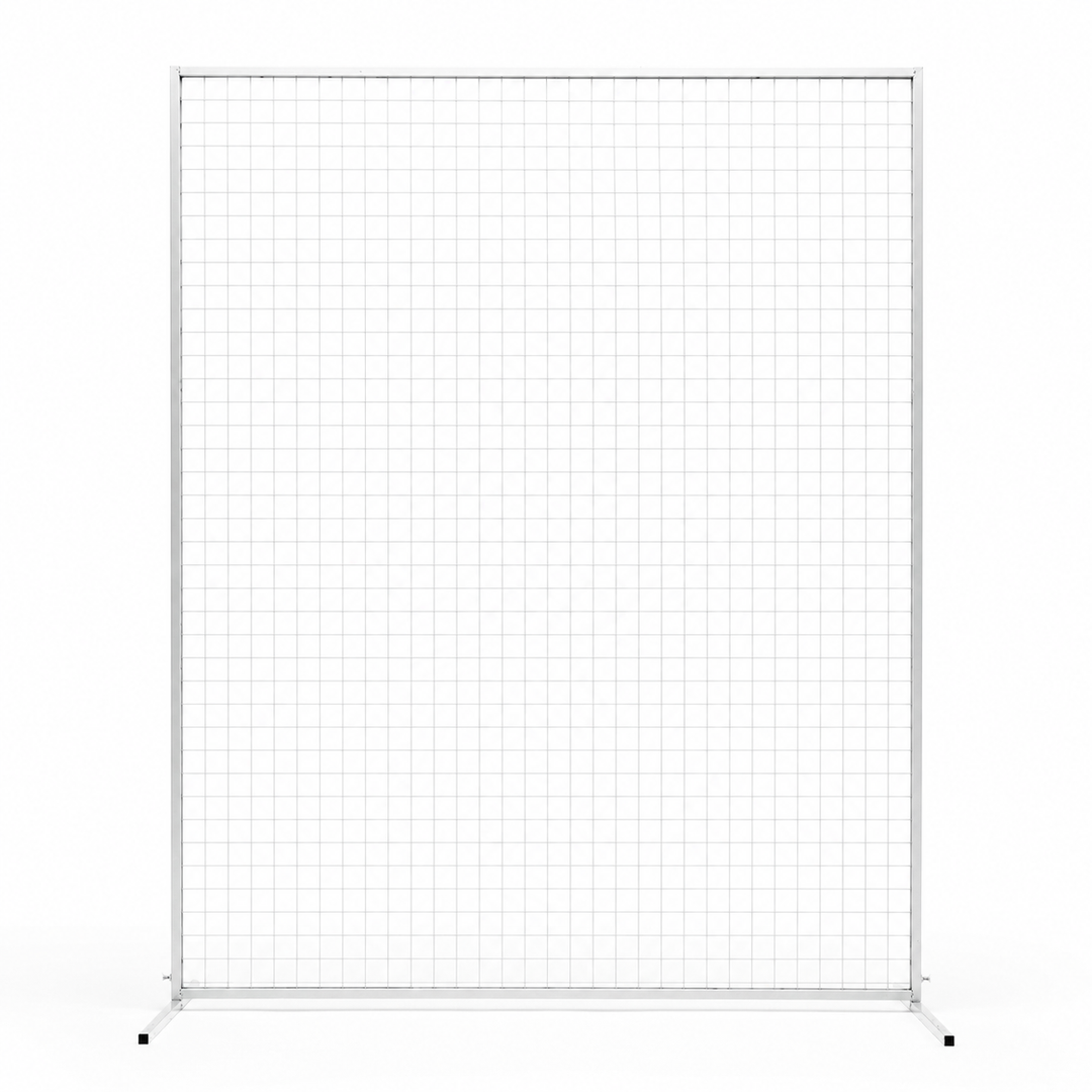 Flower Wall Mesh Stand Frame - Square Edge - White (2mx1.5m)