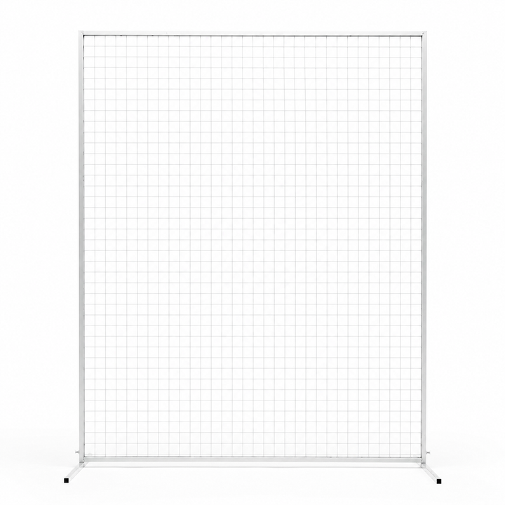 Flower Wall Mesh Stand Frame - Square Edge - White (2mx1.5m)