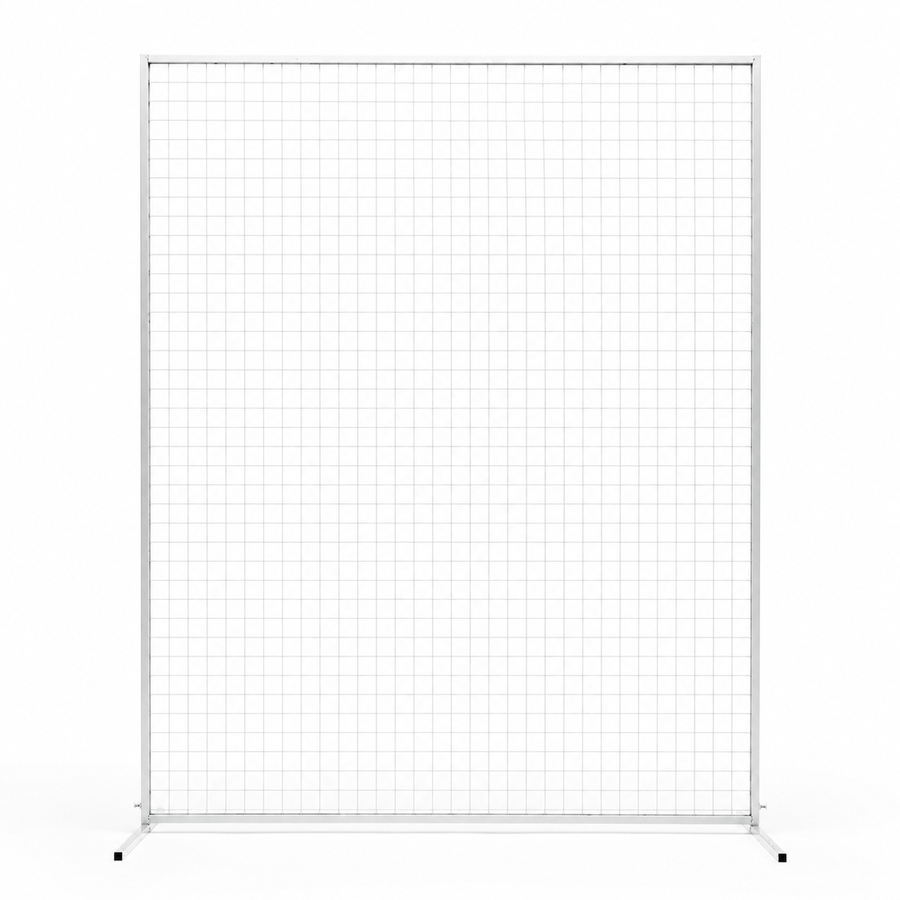 Flower Wall Mesh Stand Frame - Square Edge - White (2mx1.5m)