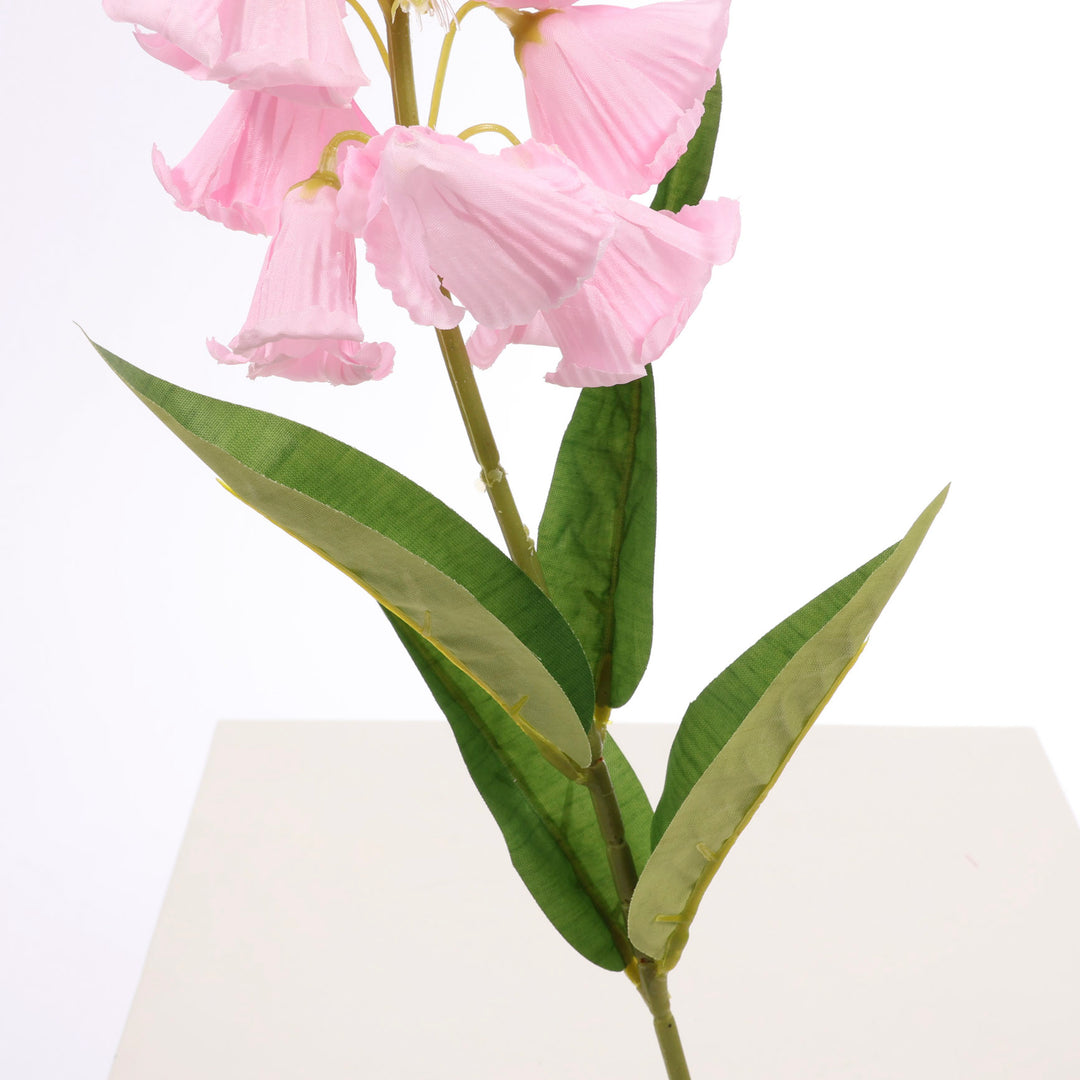 Artificial Foxglove - Large Stem - Light Pink close up 2