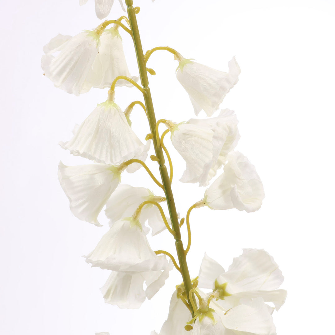 Artificial Foxglove - Large Stem - White close up 2