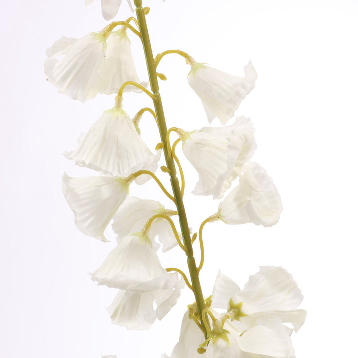 Artificial Foxglove - Large Stem - White close up 2
