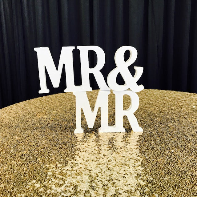 CLEARANCE MR & MR Wooden Letter Set Uppercase