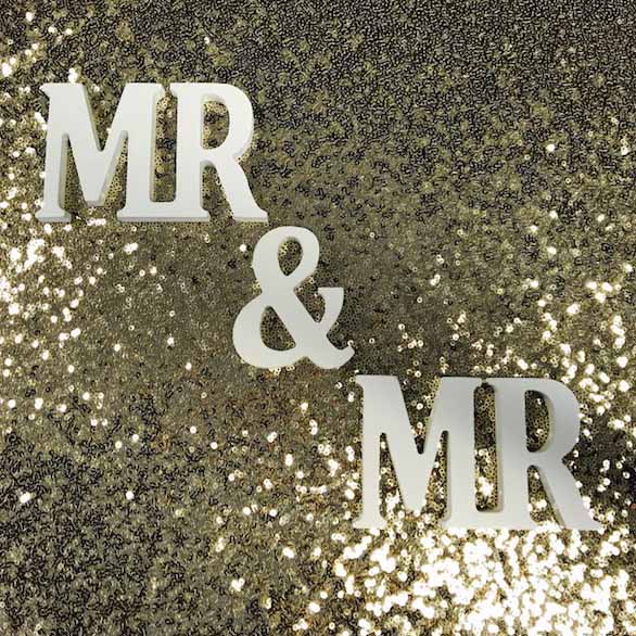 CLEARANCE MR & MR Wooden Letter Set Uppercase