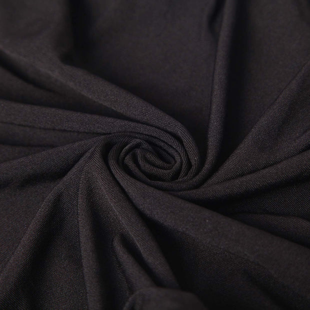 Black Lycra Chair Covers (160gsm EasySlip) swirl