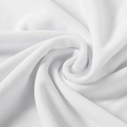 White Lycra Chair Covers (190gsm) quality swirl