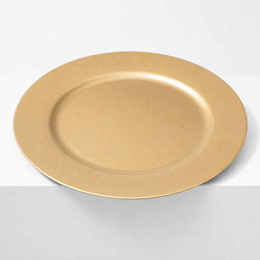 Glitter Charger Plate Set - Gold (33cm)