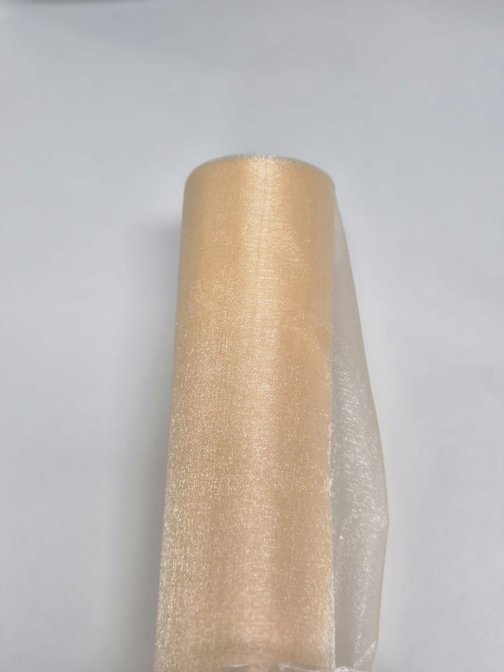 Organza Fabric Roll - Champagne (75cmx27m)