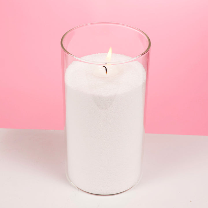 Glass Cylinder Vase (8x15cm) top view