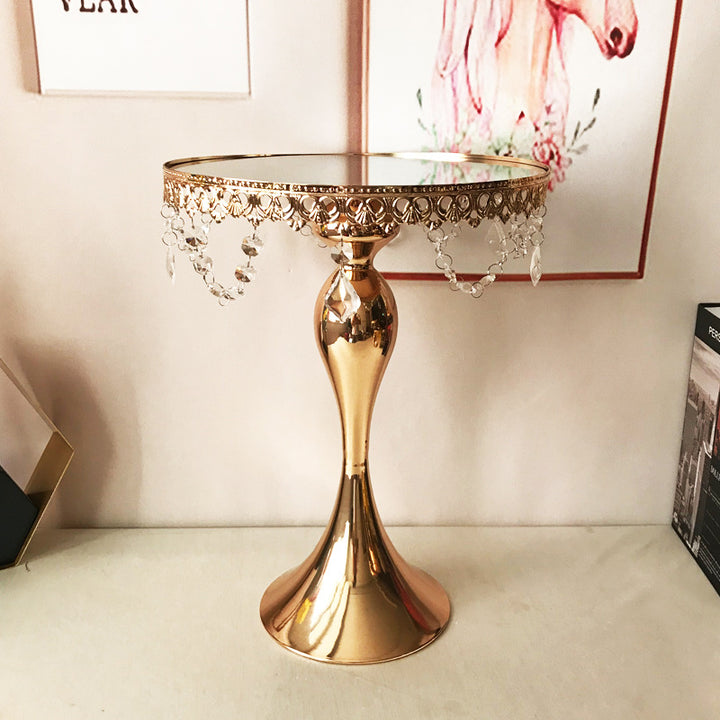 Gold Cake Stand 3 Piece Set. 20x20cm, 25x29cm, 30x39cm single piece  B