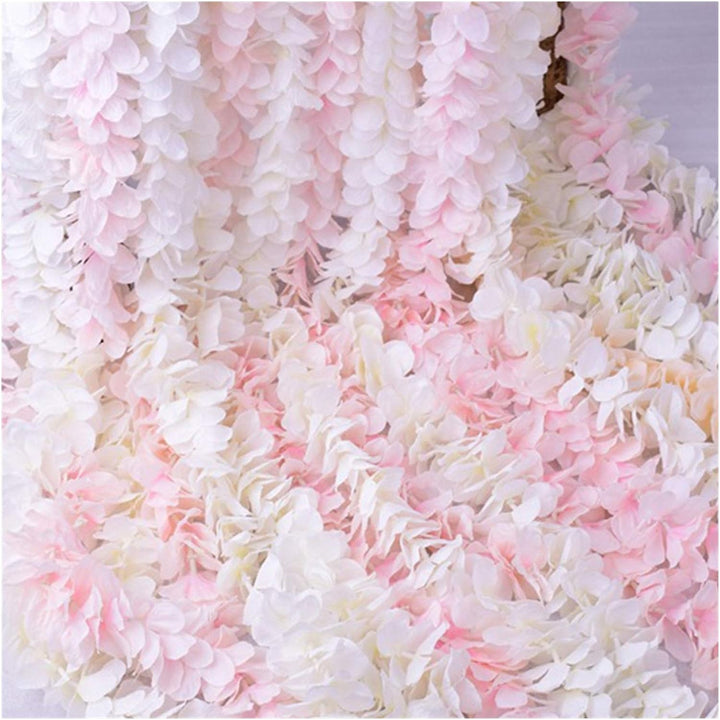 Large Orchid Hanging Garland - White (2m)