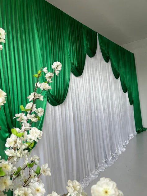 Shop Ice Silk Satin Backdrops (3x3) | Luna Wedding & Event Supplies