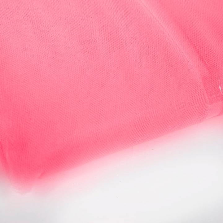 Large Soft Tulle Fabric Roll - Hot Pink (1.6mx36m) close up detail