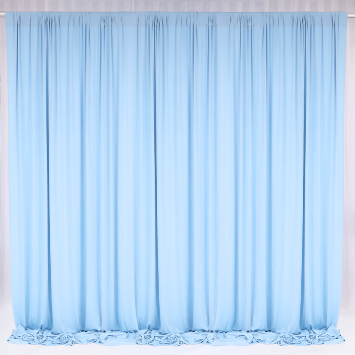 Lycra Backdrop Convertible Panels - Light Blue (1.6x3m), 3 panels together
