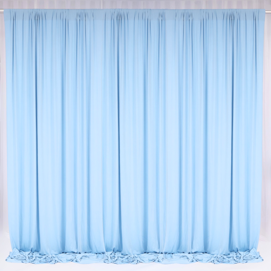 Lycra Backdrop Convertible Panels - Light Blue (1.6x3m), 3 panels together