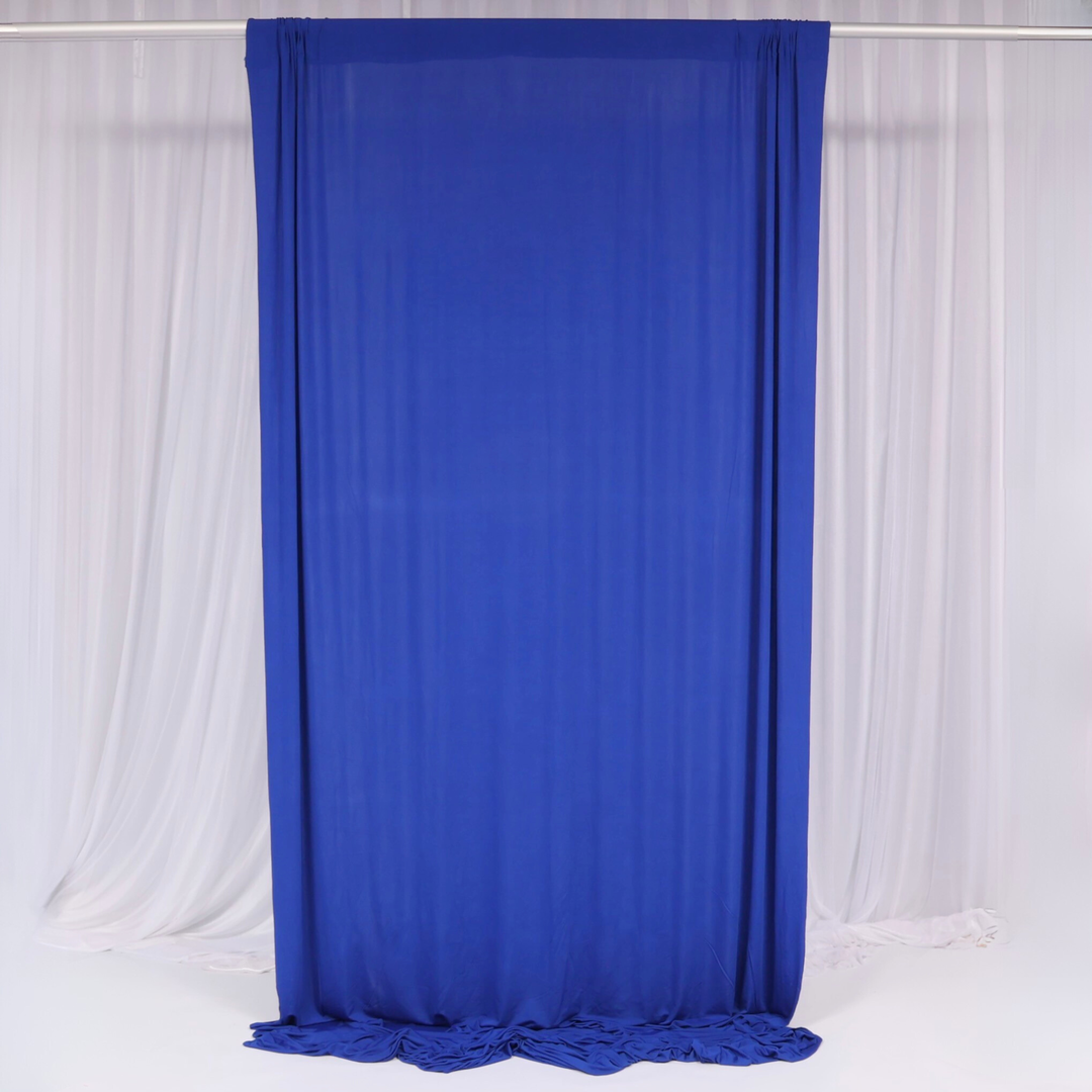 Lycra Backdrop Convertible Panels - Royal Blue (1.6x3m), single panel flat