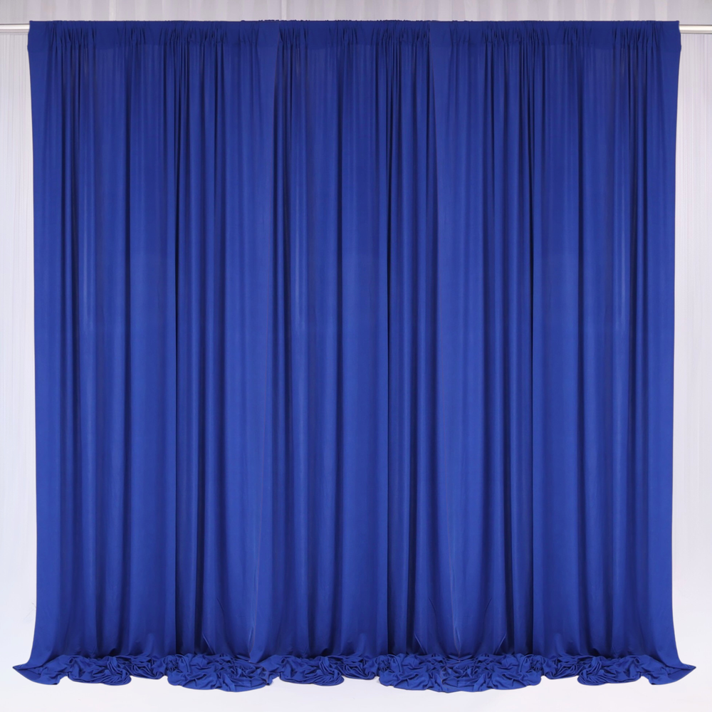 Lycra Backdrop Convertible Panels - Royal Blue (1.6x3m), 3 panels together