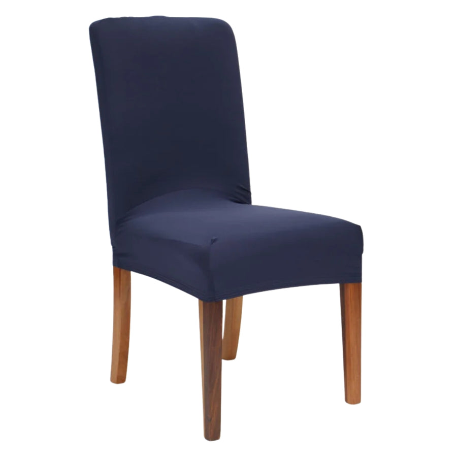Lycra Dining Chair Covers (Toppers) - Navy
