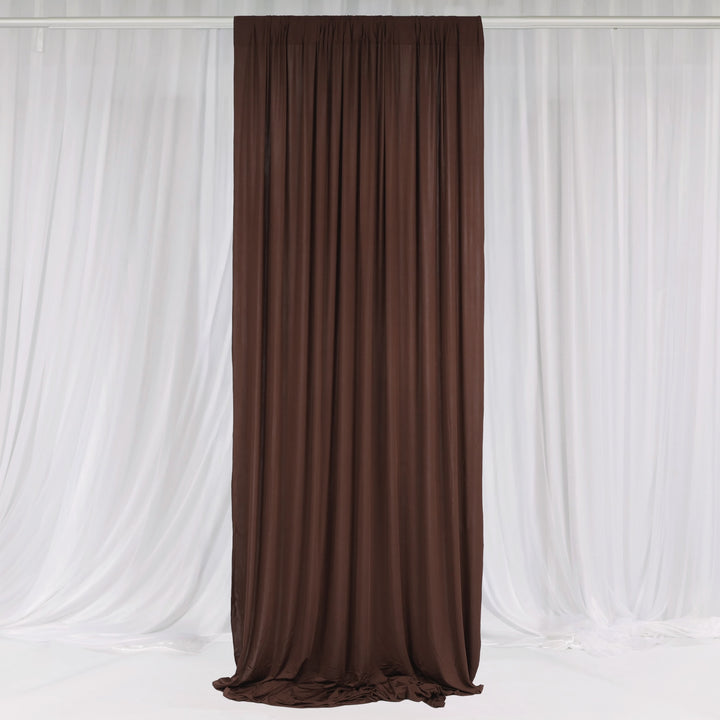 Lycra Backdrop Convertible Panels - Chocolate Brown (1.6x3m)