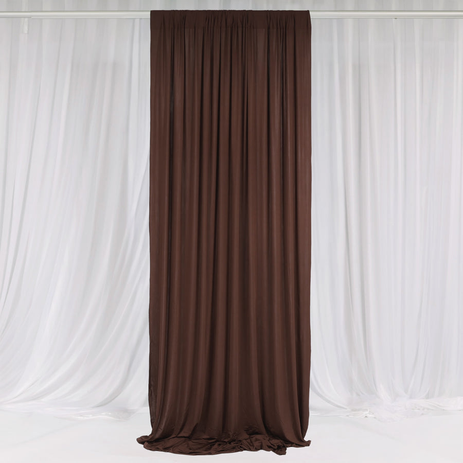 Lycra Backdrop Convertible Panels - Chocolate Brown (1.6x3m)