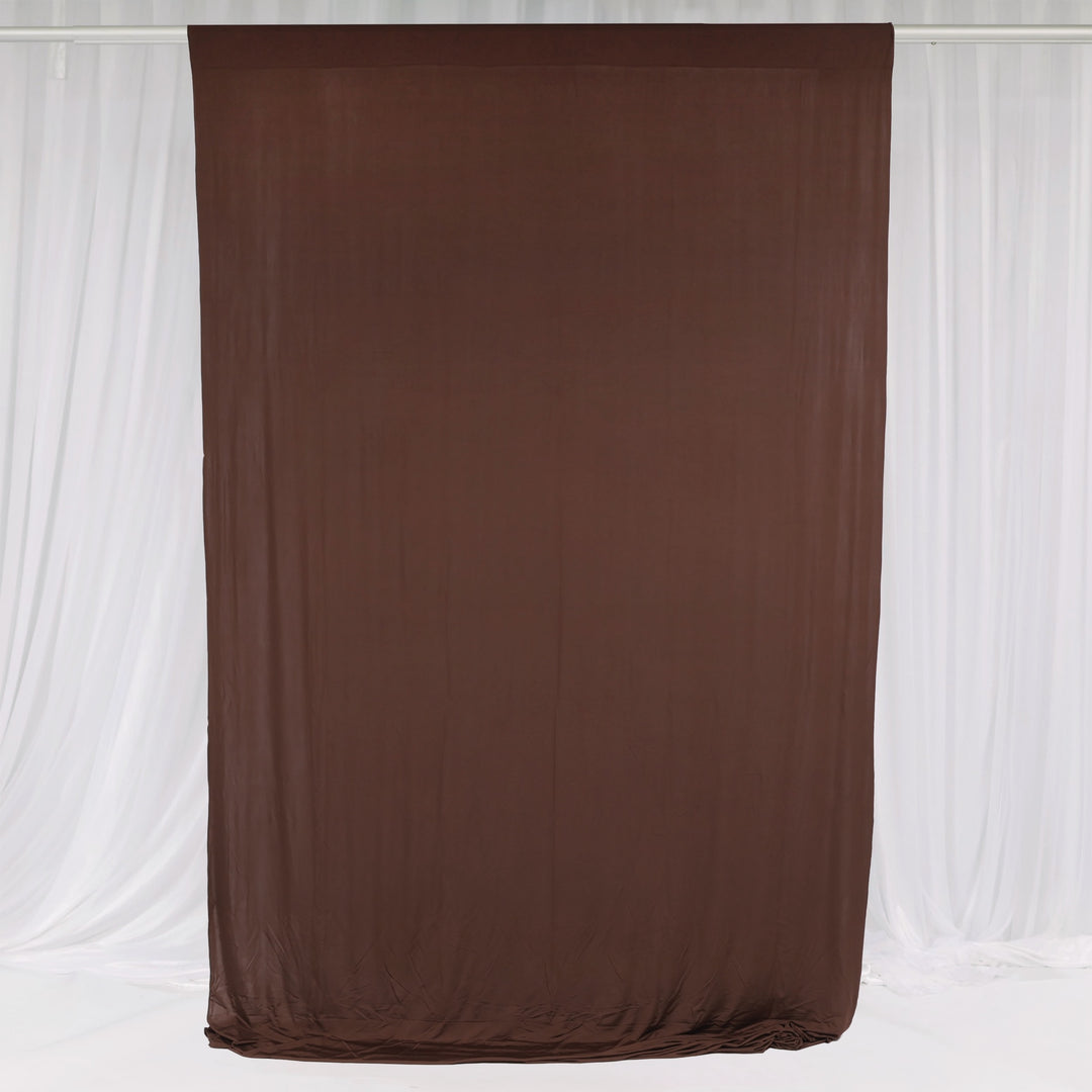 Lycra Backdrop Convertible Panels - Chocolate Brown (1.6x3m) flat panel