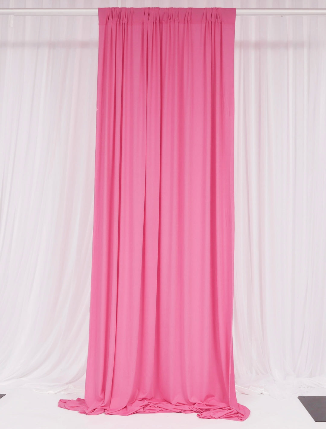 Lycra Backdrop Convertible Panels - Hot Pink (1.6x3m) single curtain