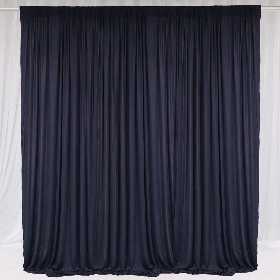 Lycra Backdrop Convertible Panels - Navy (1.6x3m) three panels