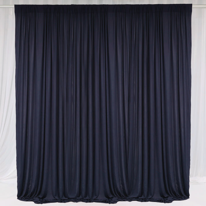 Lycra Backdrop Convertible Panels - Navy (1.6x3m) three panels