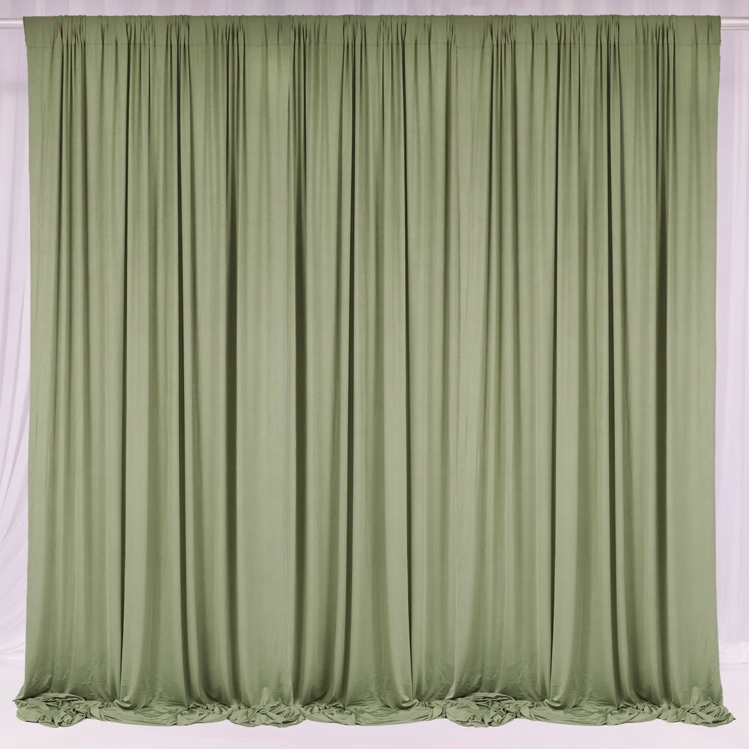 Lycra Backdrop Convertible Panels - Sage (1.6x3m) three panels