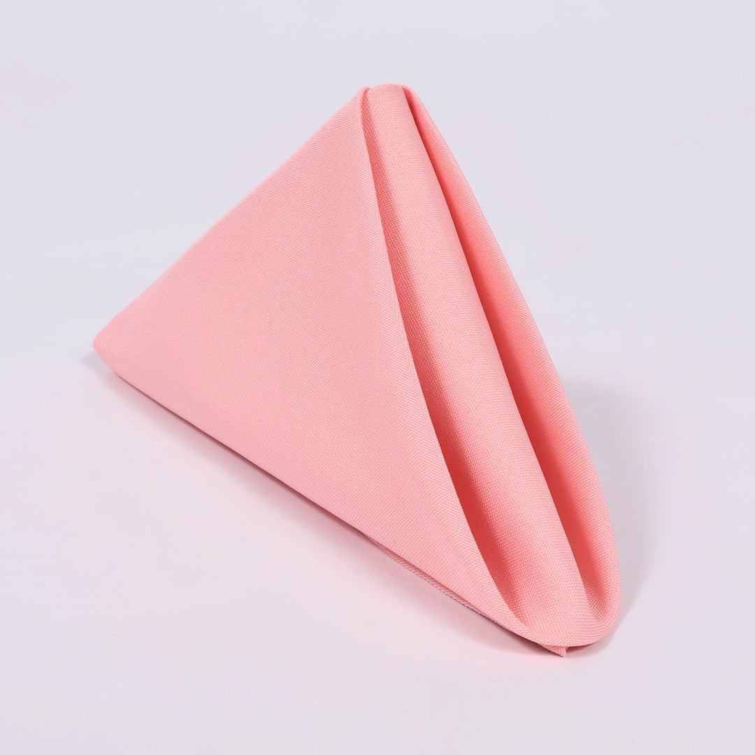 Cloth Napkins - Coral Pink (50x50cm)