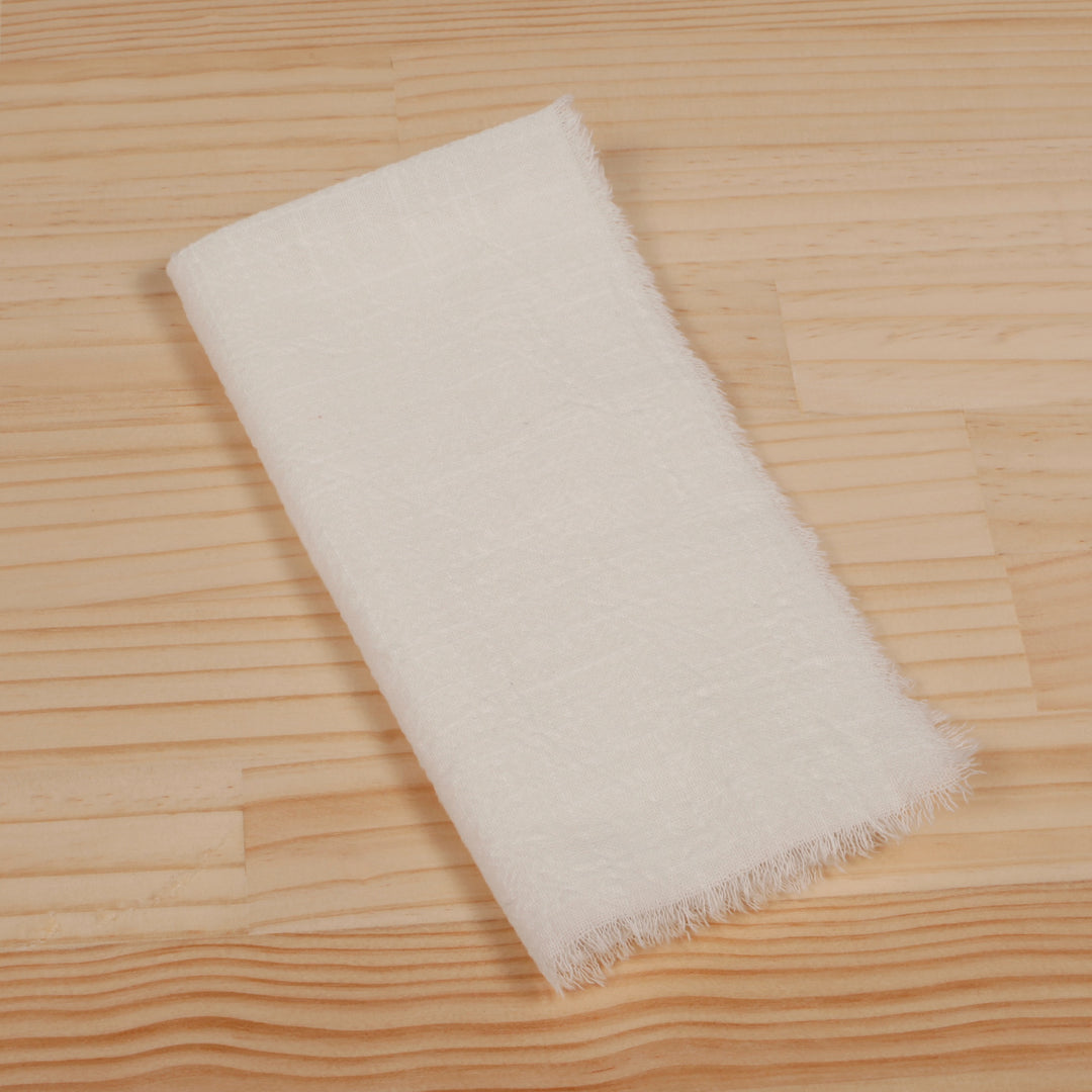 Rustic Cotton Napkins - Off White (42x42cm)