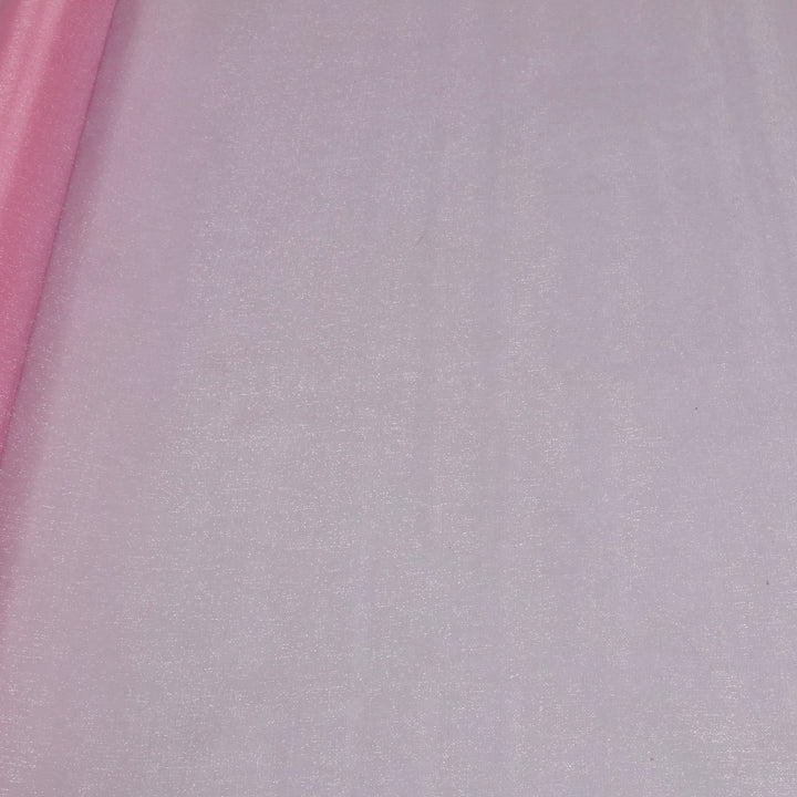 Organza Fabric Roll - Light Pink (75cmx27m) material closeup