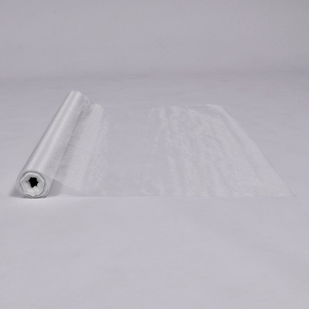 Organza Fabric Roll - White (75cmx27m)
