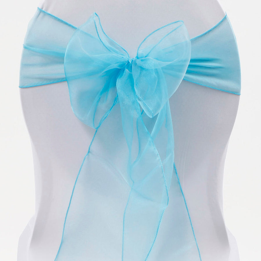 Organza Chair Sashes - Electric Blue