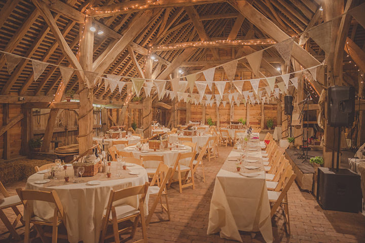 CLEARANCE Hessian Flag Bunting - Plain (Triangles)