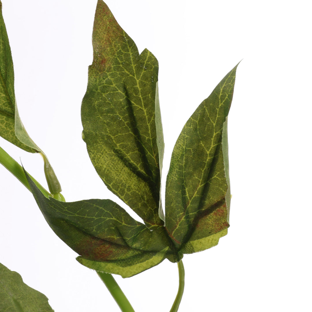 Artificial Peony Rose - Large Stem - White close up 2
