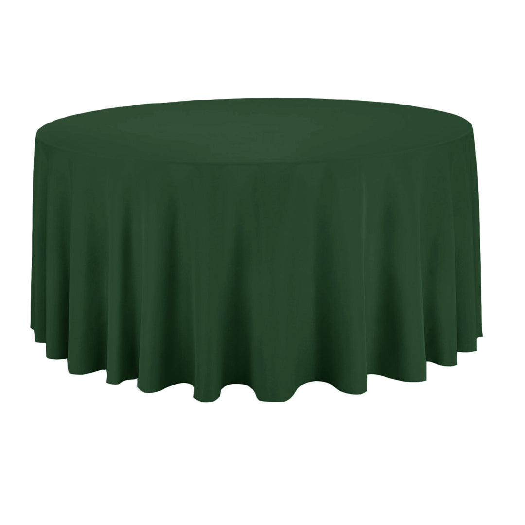 Hunter Green Round Tablecloth (300cm)