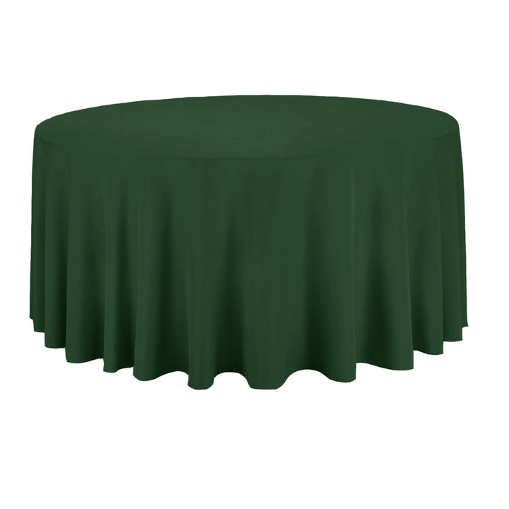 Hunter Green Round Tablecloth (300cm)